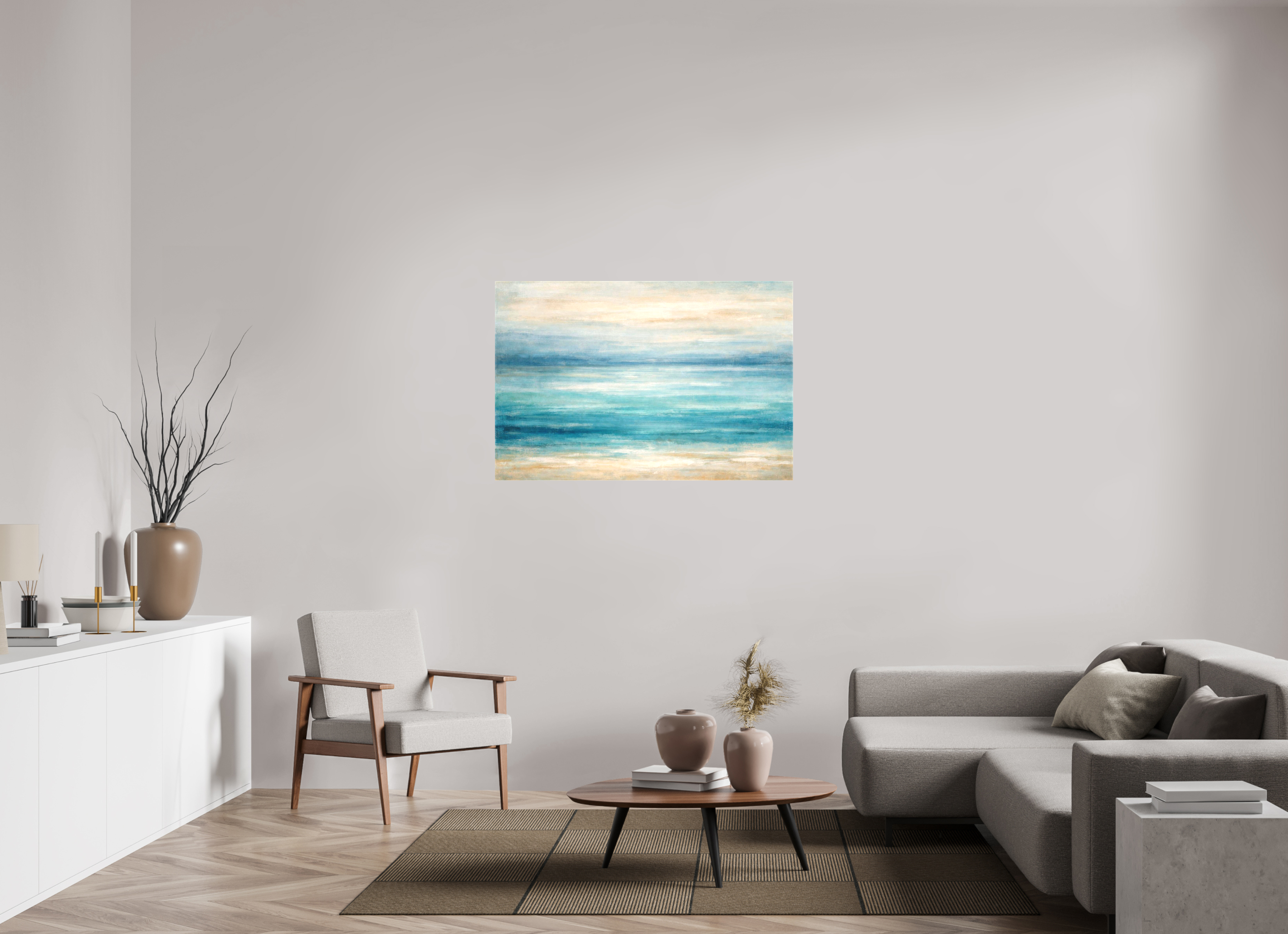 120 x 80 cm, Matte Canvas on Stretcher Frame 40mm still waters