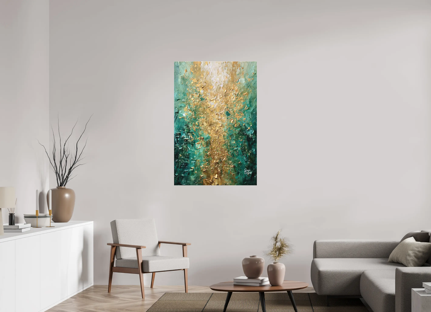 80 x 120 cm, Acrylic Fine Art Print Manifest Abundance