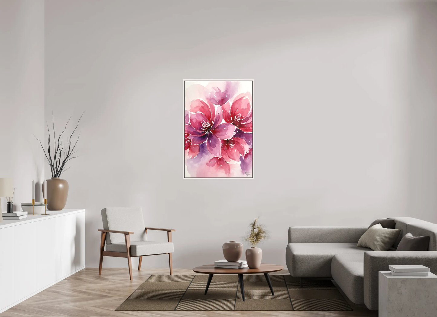 80 x 114.3 cm, Canvas inner peace Pink