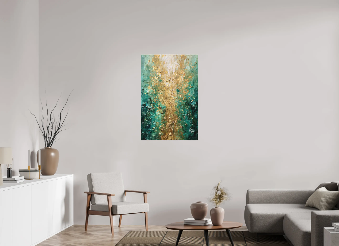 70 x 105 cm, Acrylic Fine Art Print Manifest Abundance