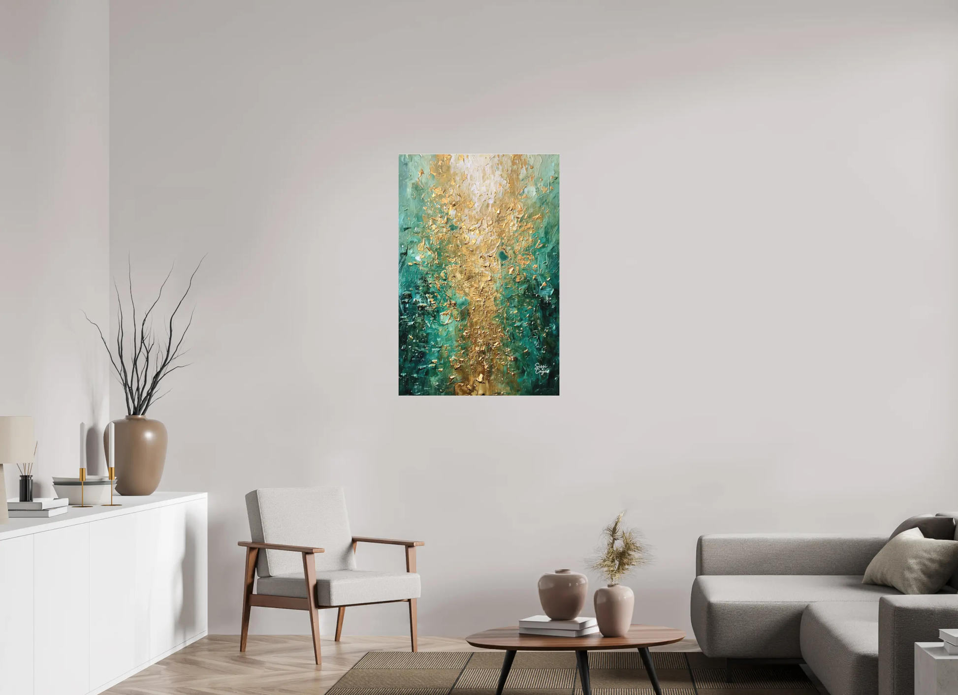 70 x 105 cm, Acrylic Fine Art Print Manifest Abundance