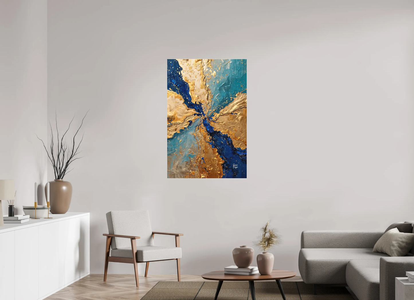 80 x 120 cm, Acrylic Fine Art Print Manifest Prosperity