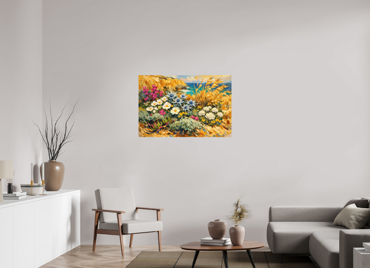 105 x 70 cm, Glicée Print on Hahnemühle German Etching cliffs