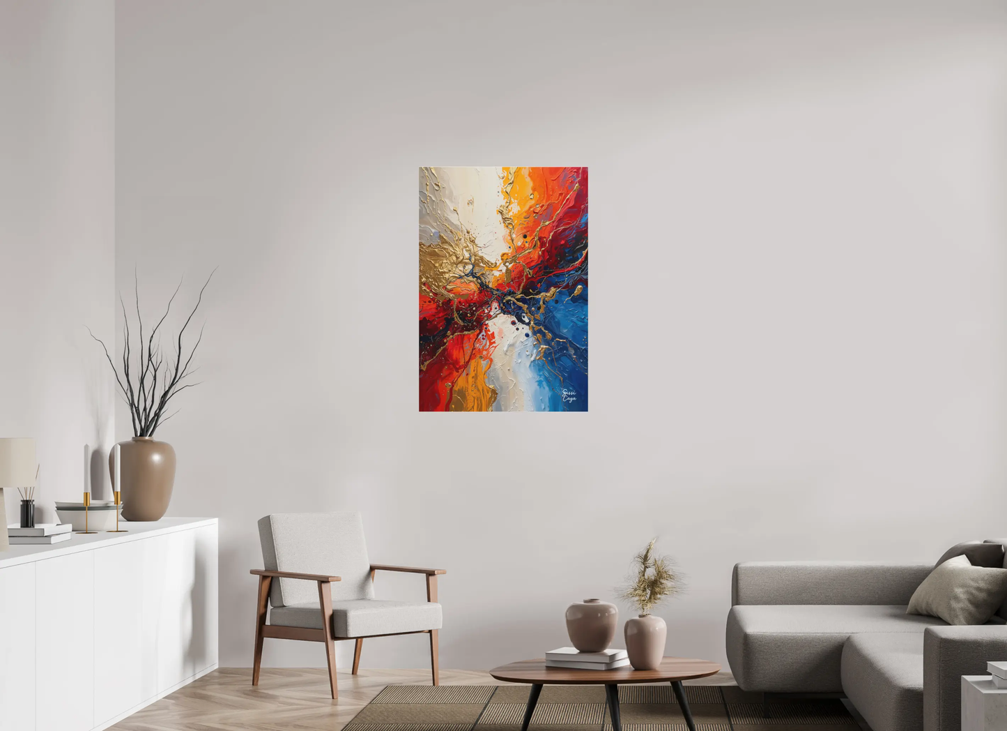 70 x 101.1 cm, Acrylic Fine Art Print Manifest Success