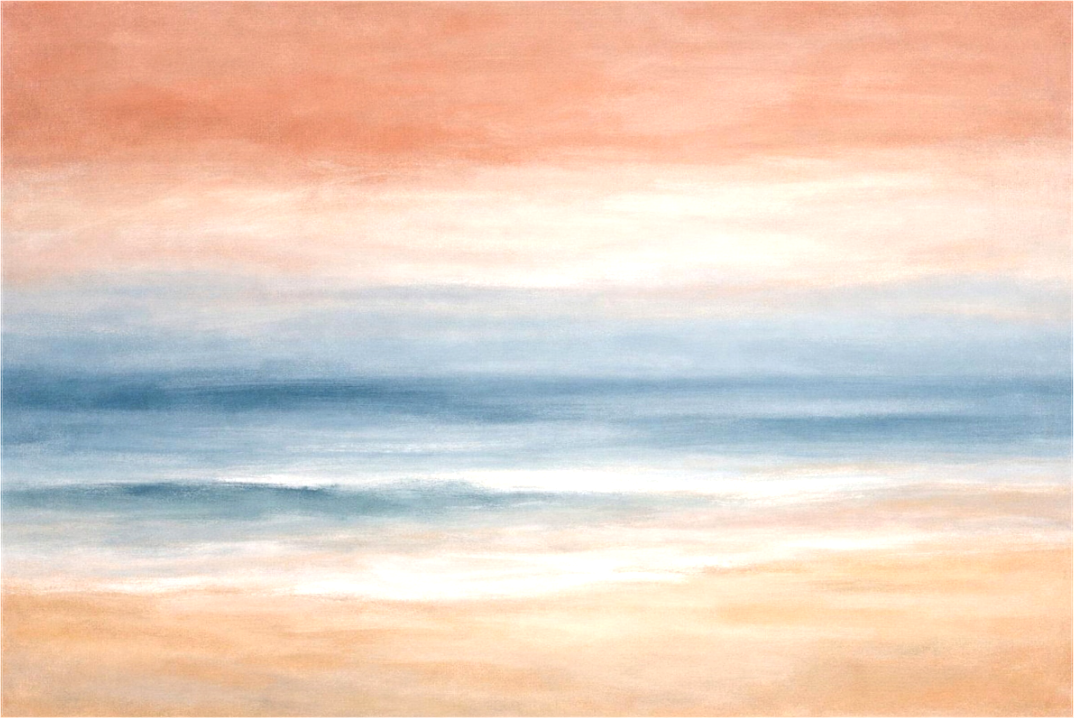 algarvian sunset, original artwork from the horizons Collection by Sensorial Atelier, curated art for hospitality and interior design