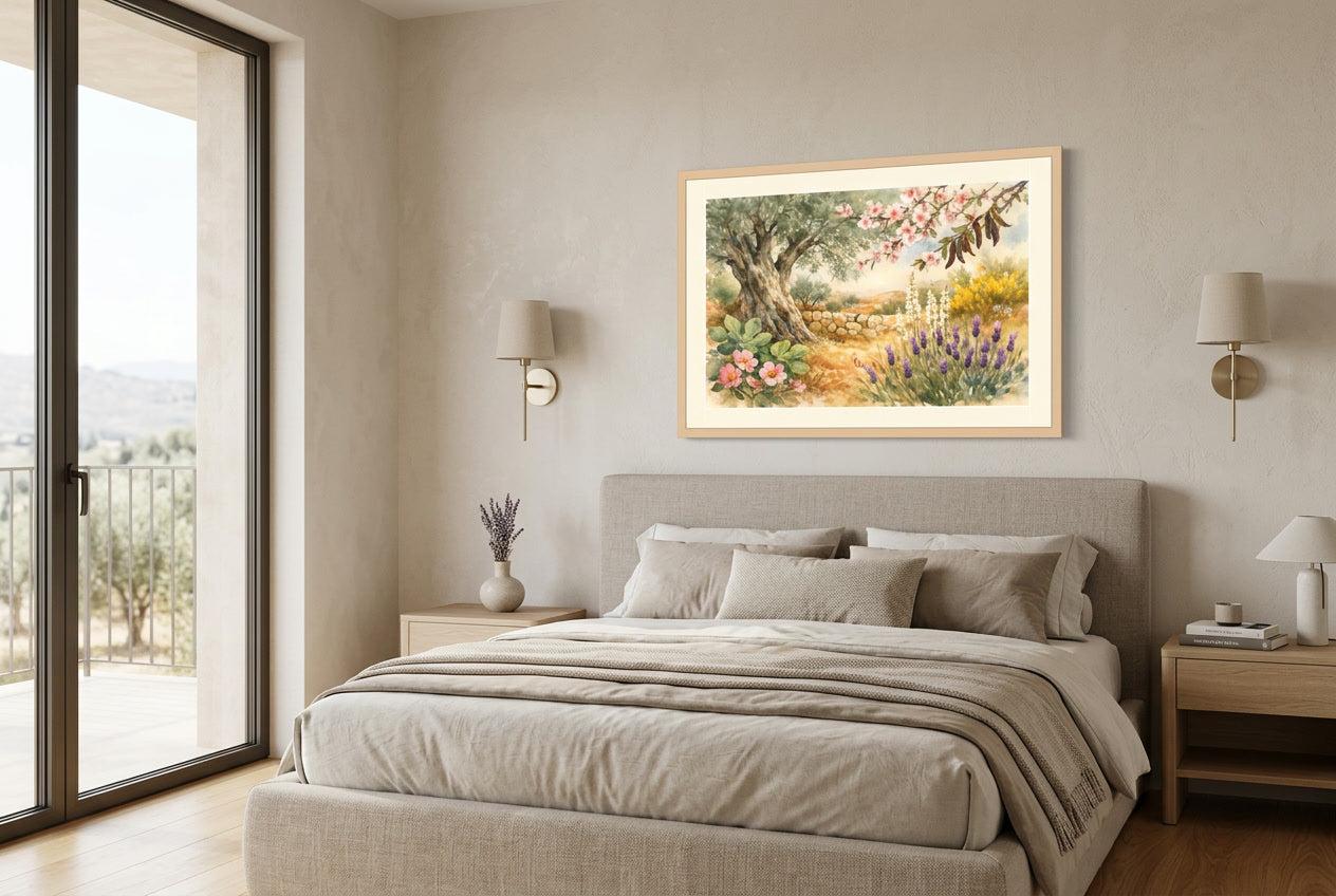 ancient barrocal displayed in hotel suite