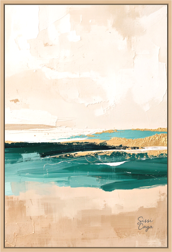 Arrifana Premium Framed Canvas Limited Edition by Sissi Caya produced by White Wall fine art