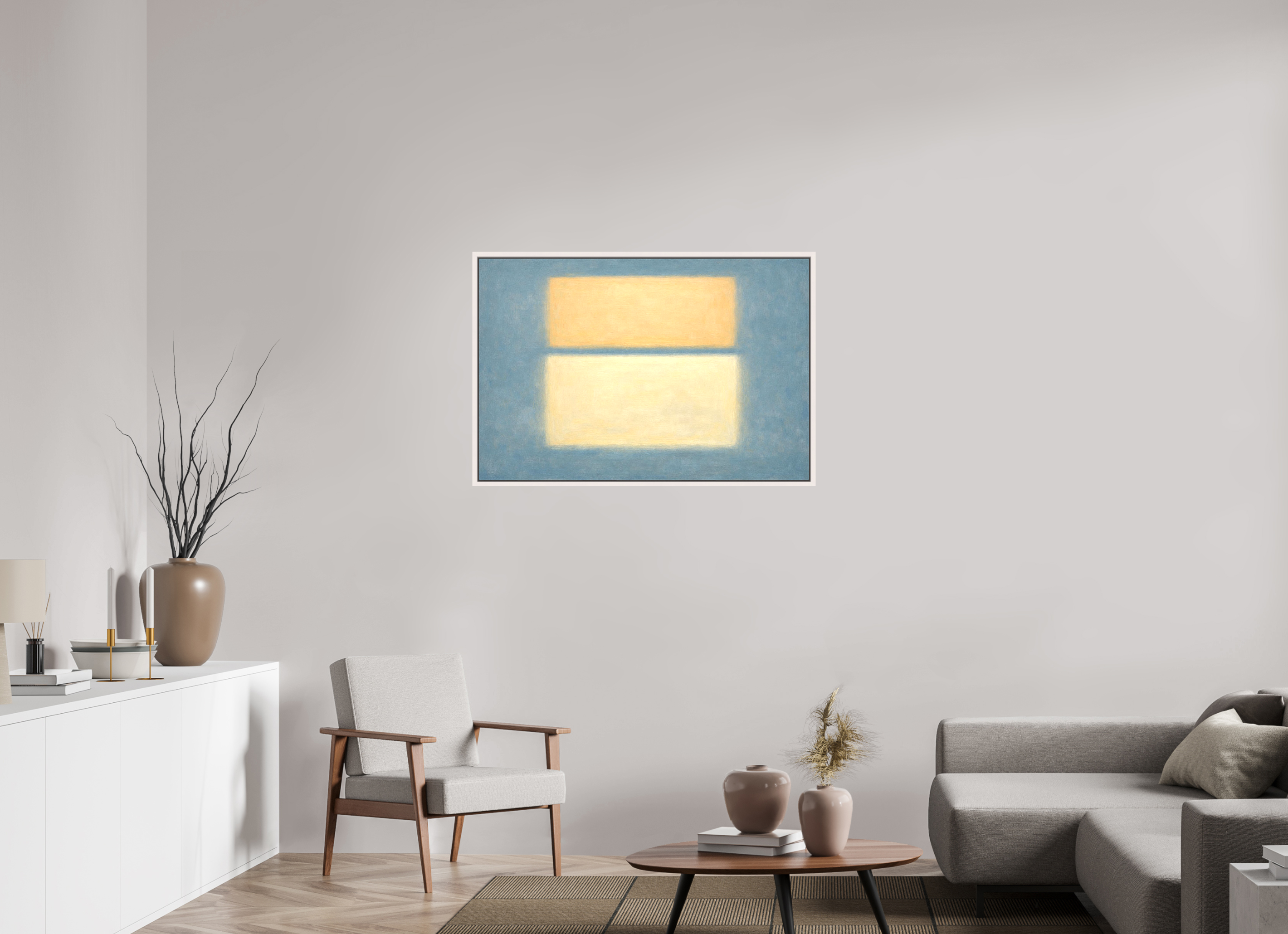 Blue Sand Panoraminc Living Room