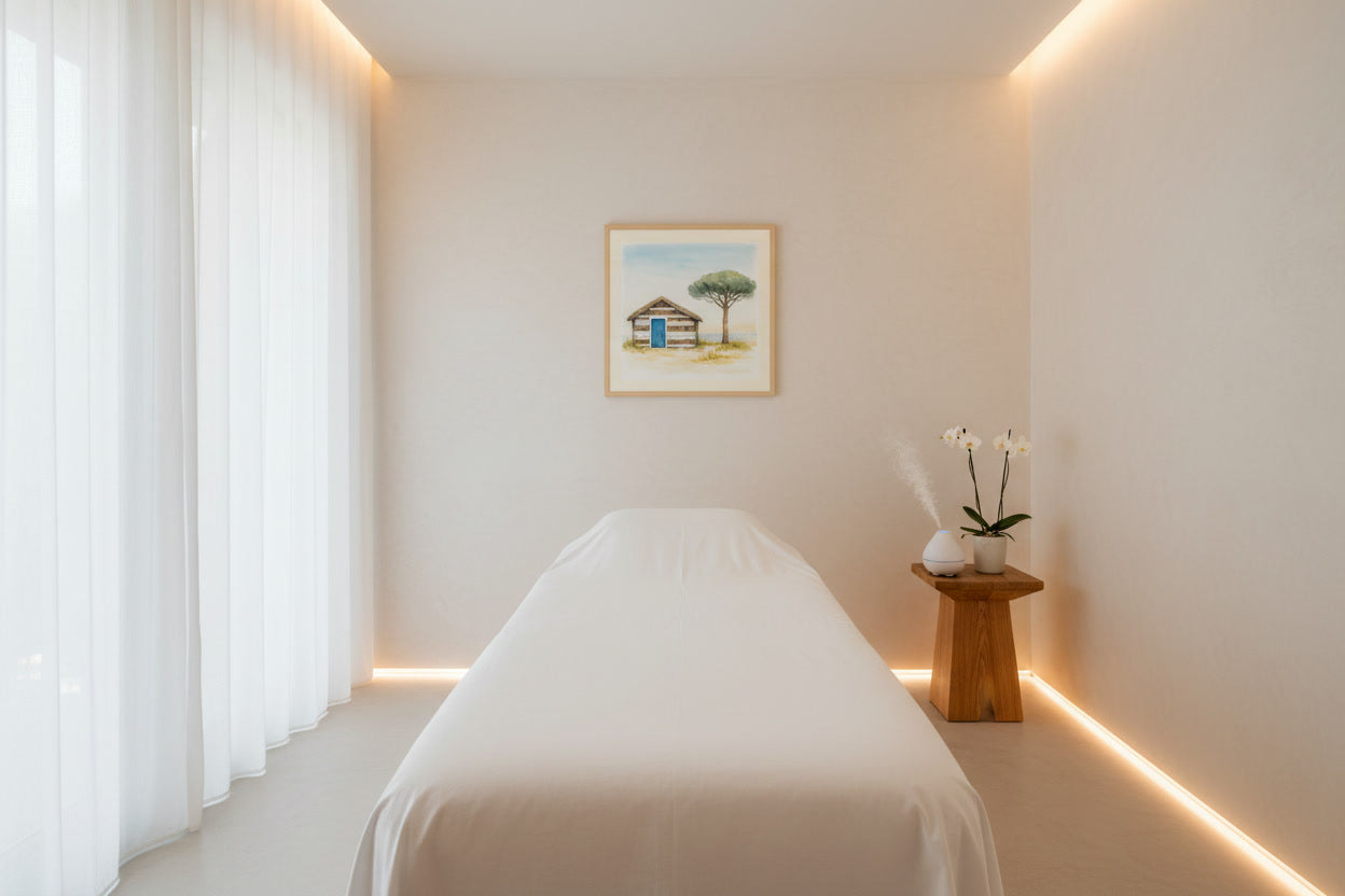 Pine Cabana in SPA treatment Room