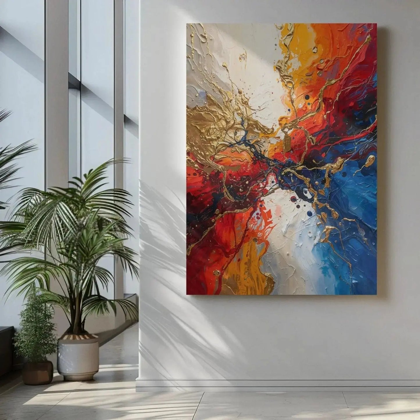 Manifest Success artwork from the Manifest Collection, displayed in a office room, limited edition by Sissi Caya | Sensorial Atelier