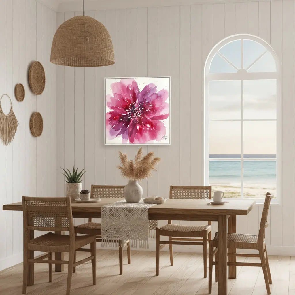 Pink Whisper | Premium Framed Canvas Wall Art | Limited Edition Sensorial Atelier