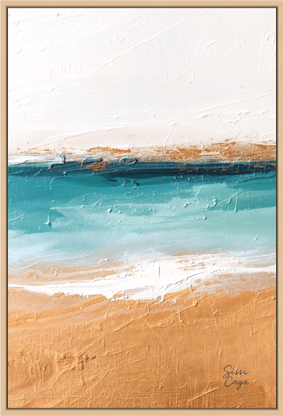 Trancoso BA is a Premium Framed Canvas print by Wgte Wall from Sissi Caya Beach Vbes Limited Editions