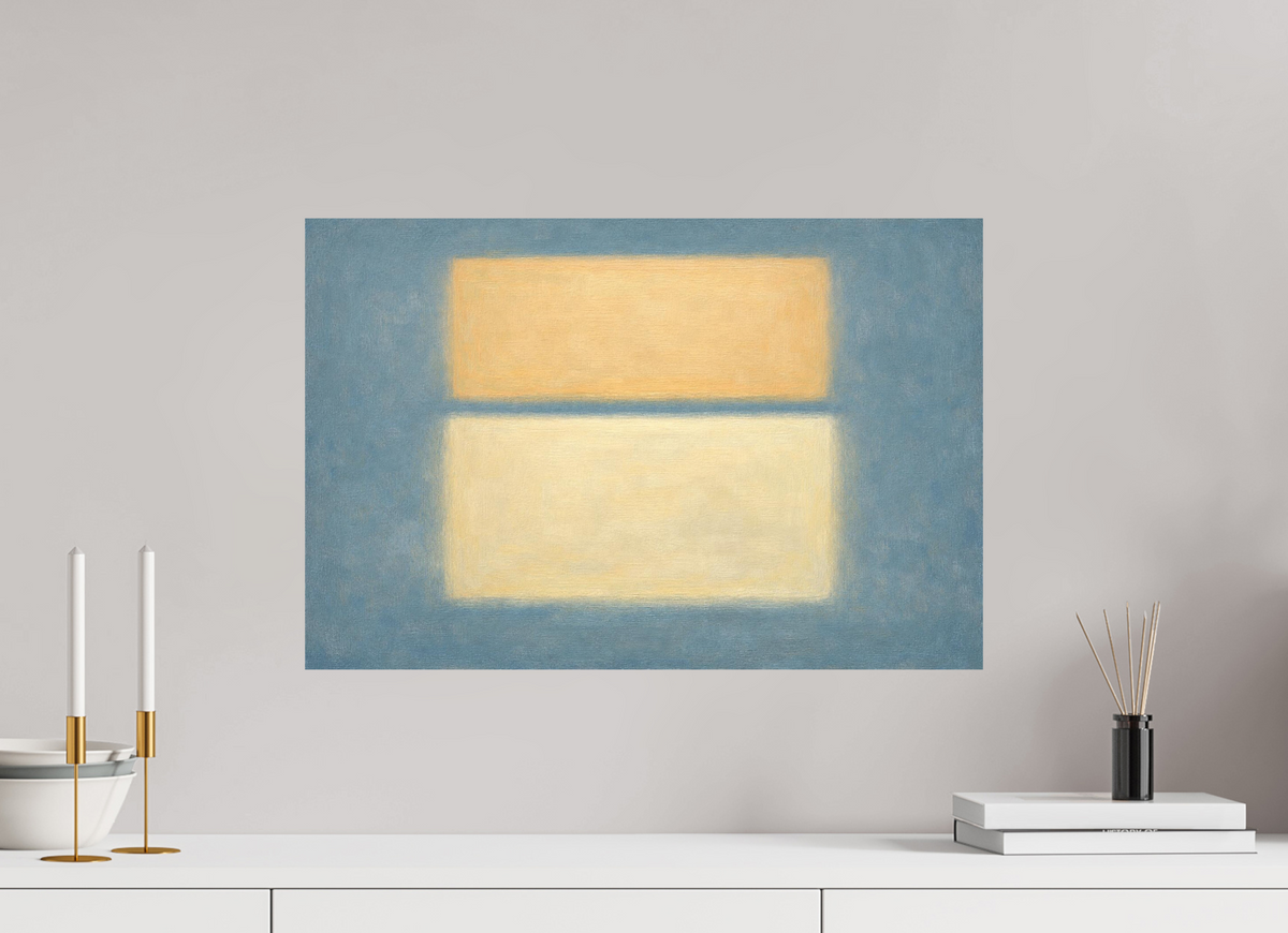 60 x 40 cm, Glicée Print on Hahnemühle German Etching blue sand panoramic