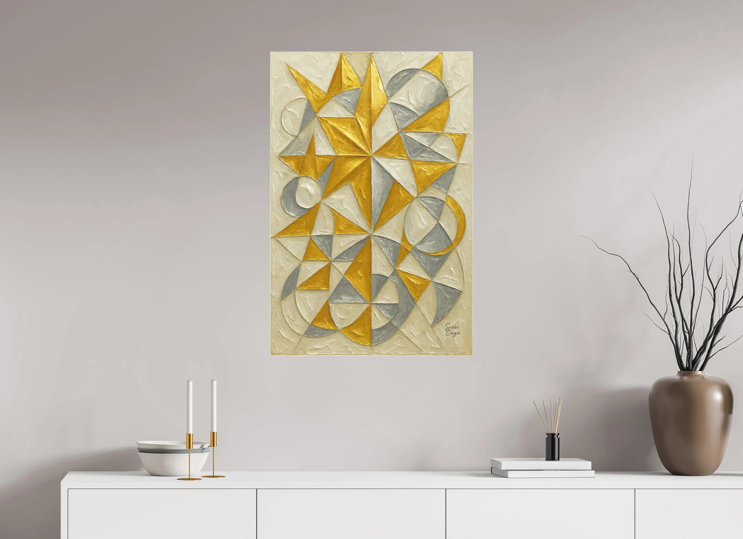 60 x 90 cm, Acrylic Fine Art Print The Star & The Temperance