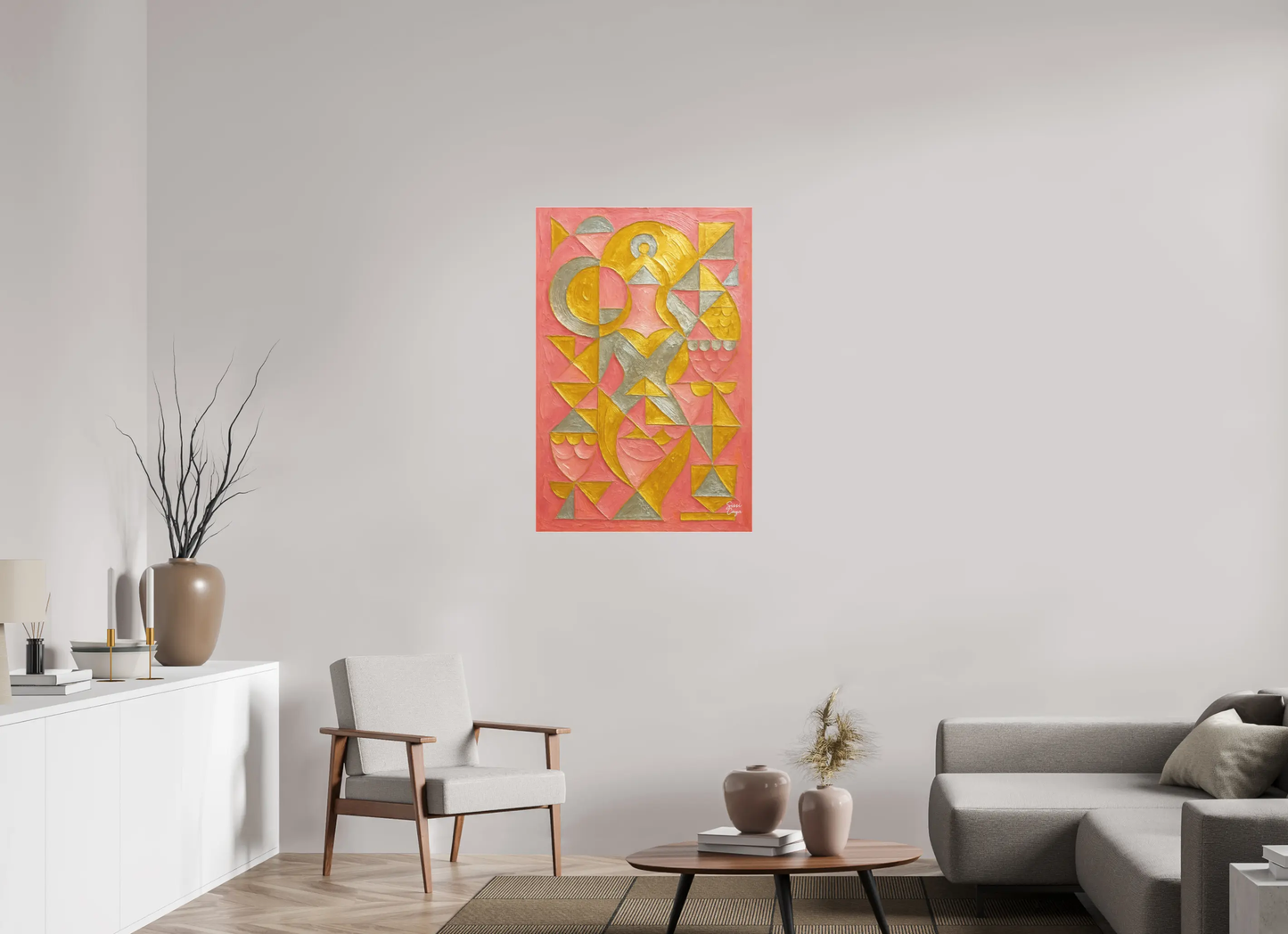 70 x 105 cm, Acrylic Fine Art Print The Empress & Nine of Cups