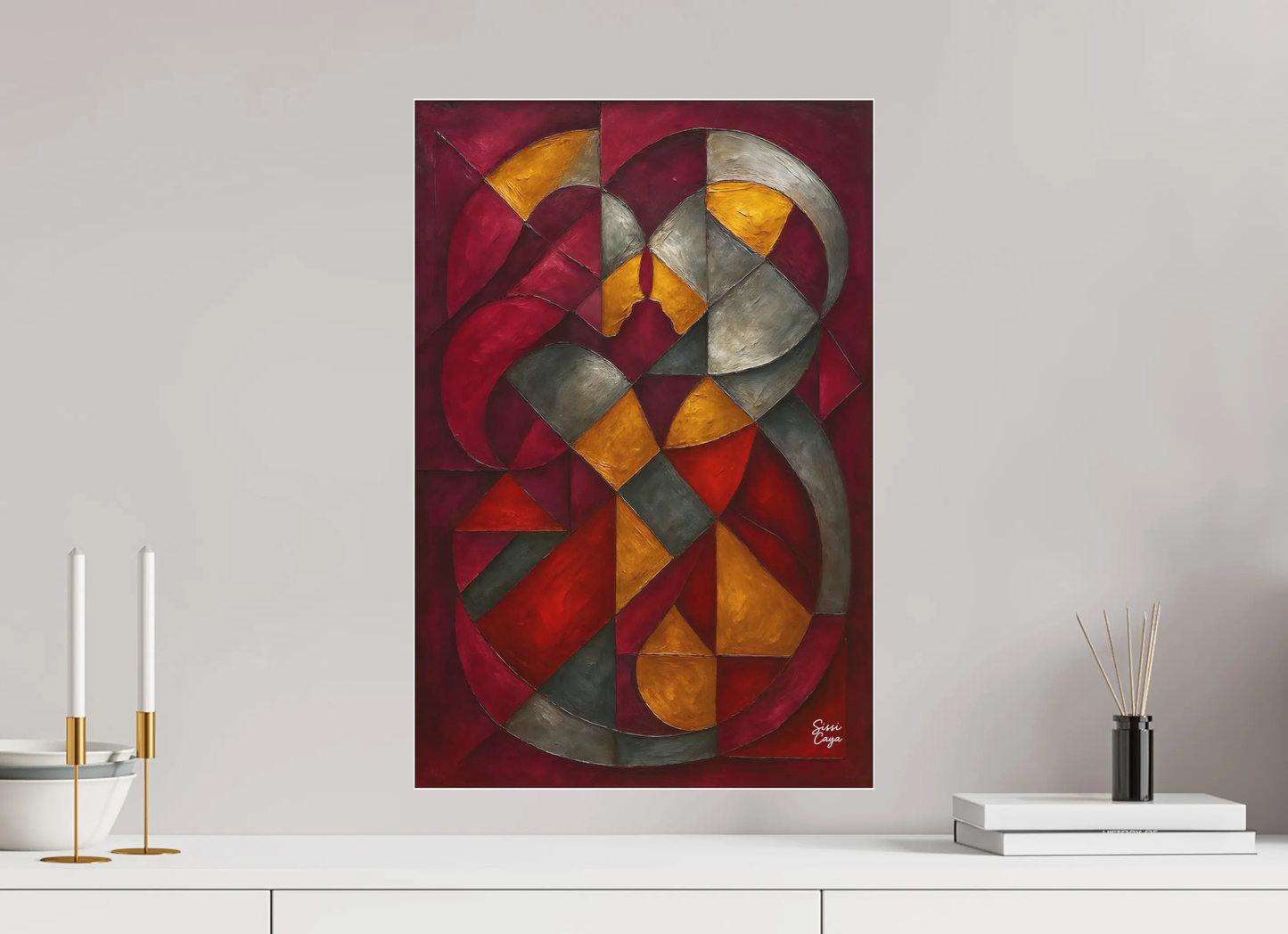 40 x 60 cm, Acrylic Fine Art Print The Lovers