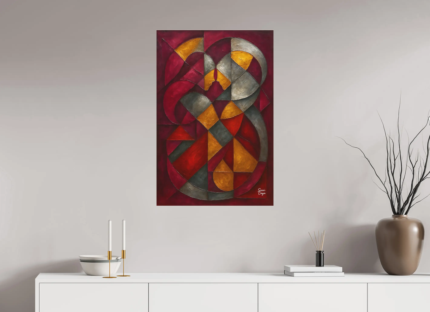 60 x 90 cm, Acrylic Fine Art Print The Lovers