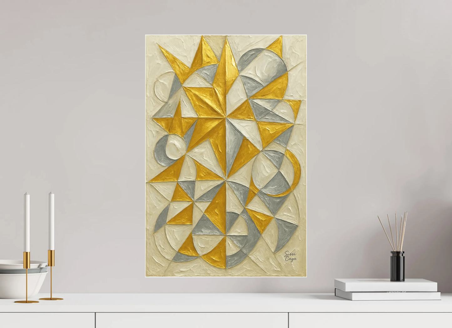 40 x 60 cm, Acrylic Fine Art Print The Star & The Temperance