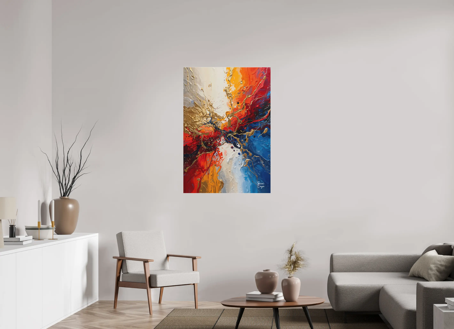 80 x 115.5 cm, Acrylic Fine Art Print Manifest Success