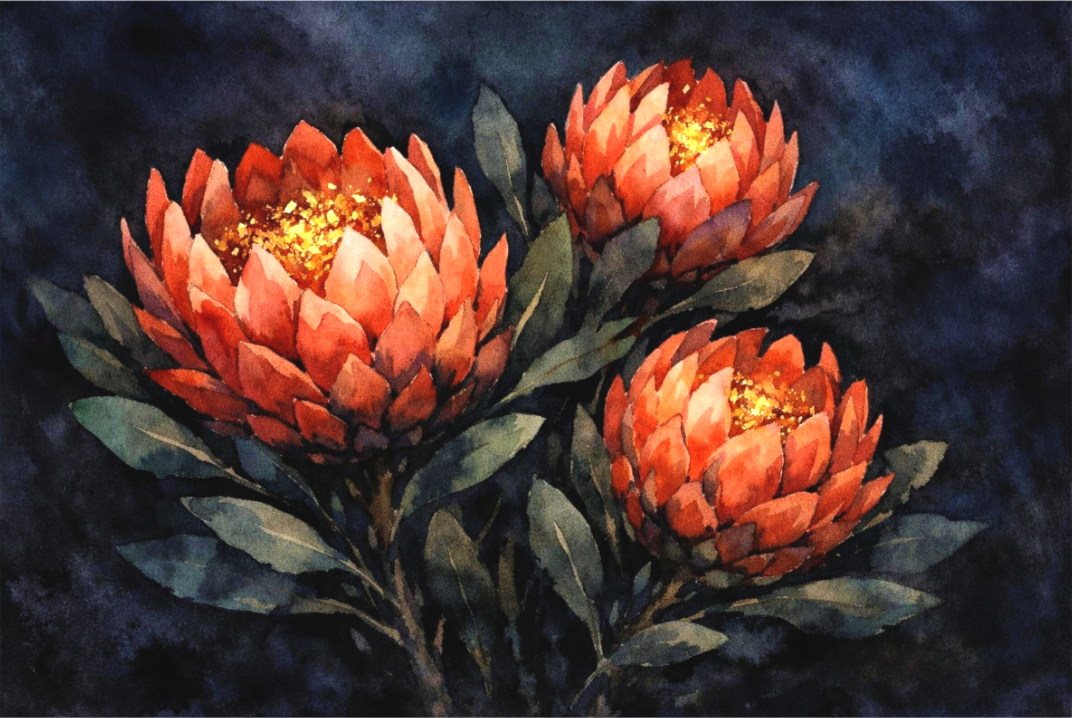 Main image Moonlit Proteas