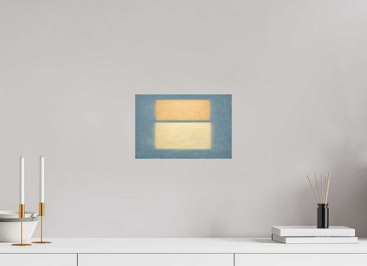 30 x 20 cm, Glicée Print on Hahnemühle German Etching blue sand panoramic