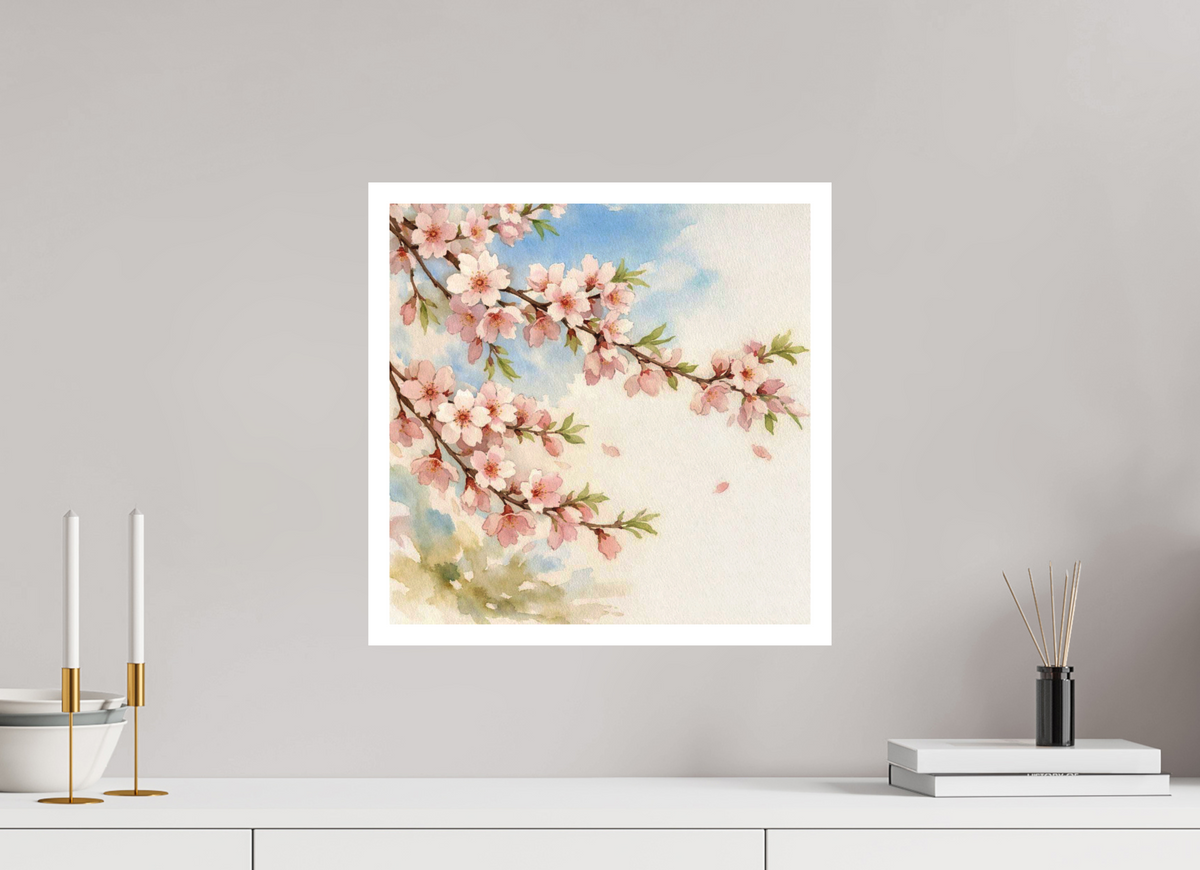 40 x 40 cm, Canson Arches Aquarelle almond blossom watercolour