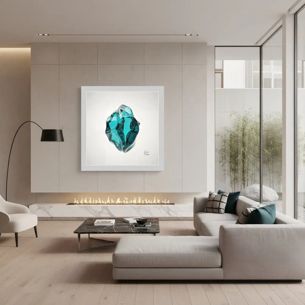 Apatite Energy Fine Art | Collectible Print | Easy-Swap Frame Sensorial Atelier