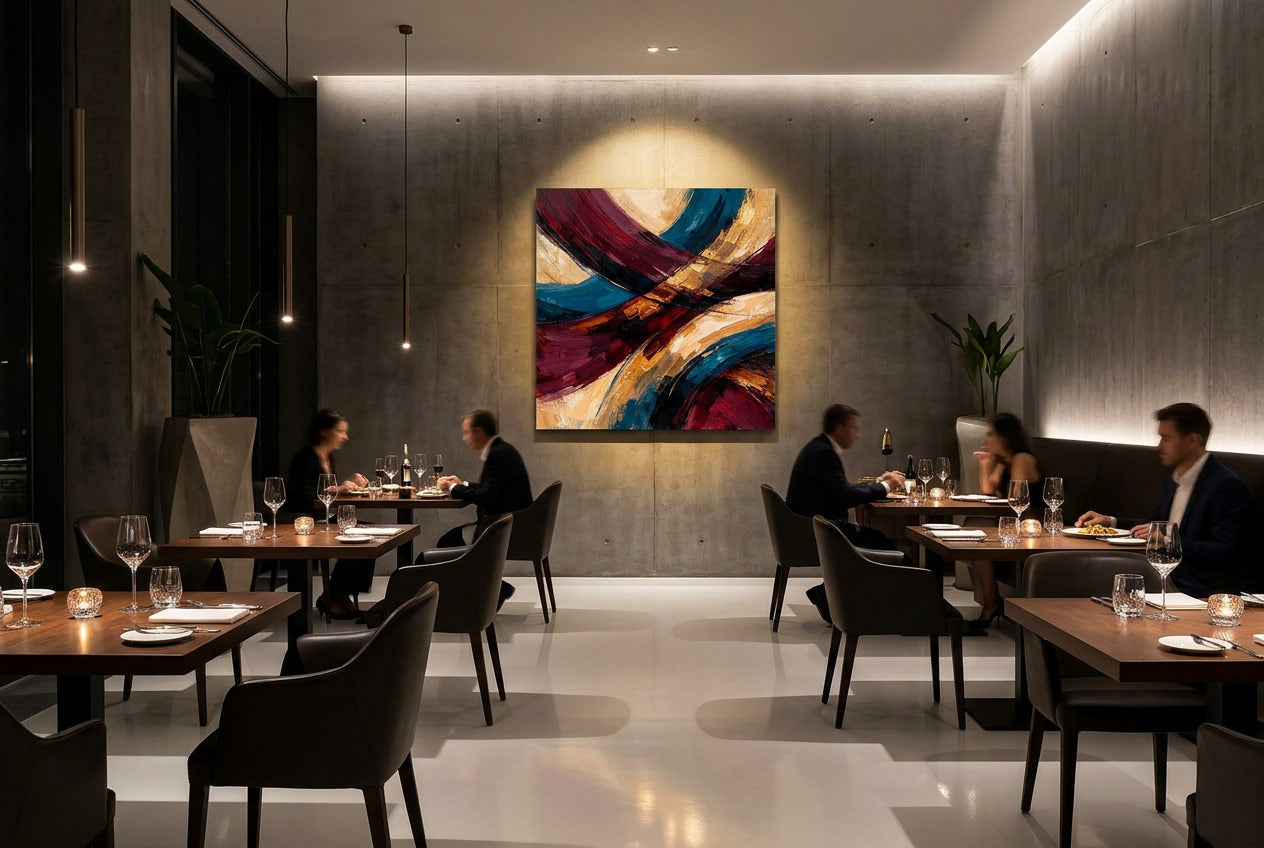 Byantine central in fine dining restaurant