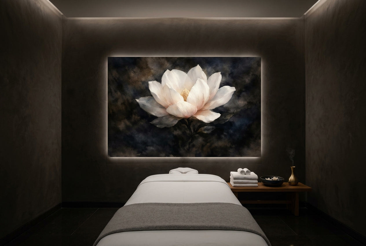 Ghost Magnolia in luxury spa tratment room