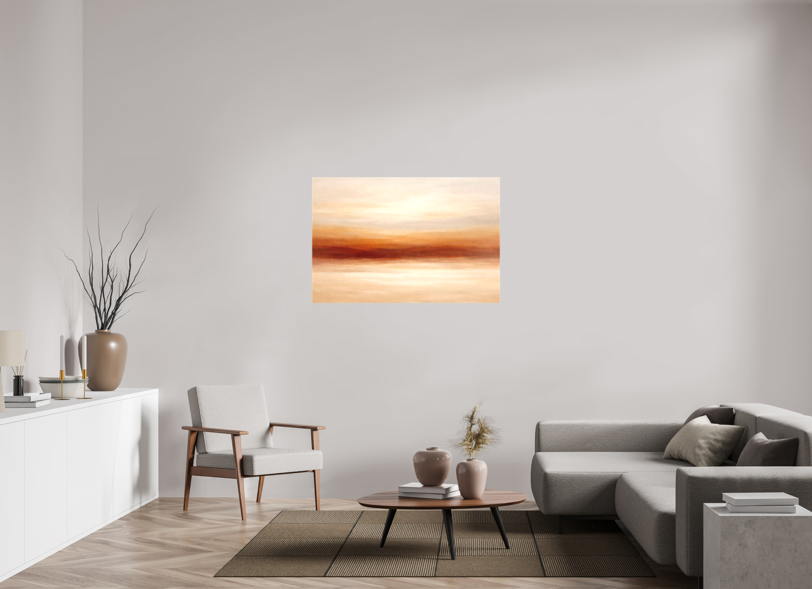 Ochre Stratum Living room  Part of the Horizons Collection by Sensorial Atelier. Exclusive edition for luxury interiors.