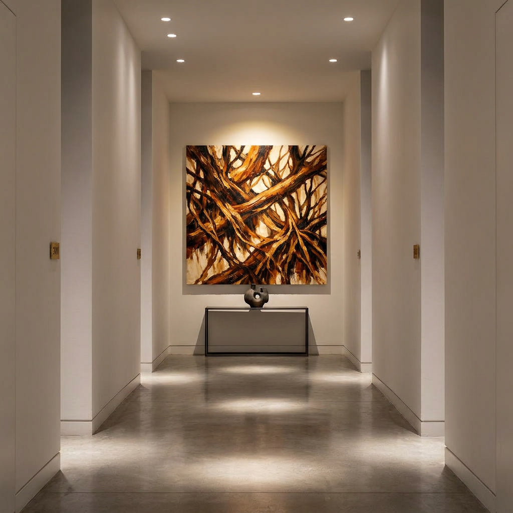 roots I art gallery hotel corridor