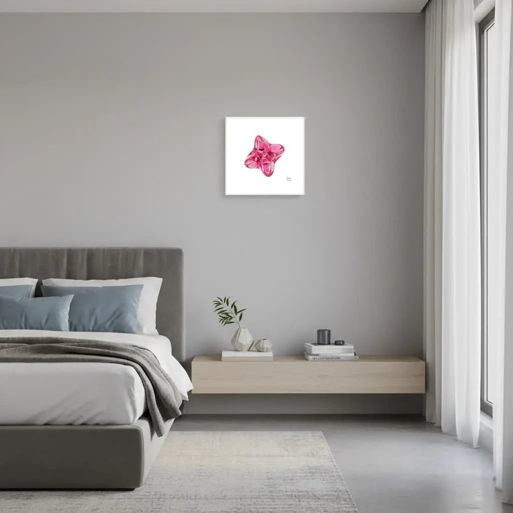 Rose Quartz Energy Fine Art | Collectible Print | Easy-Swap Frame Sensorial Atelier