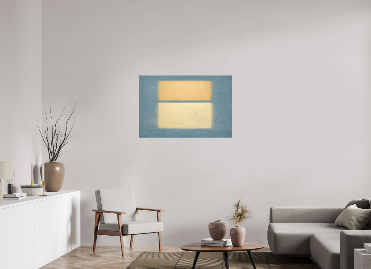 105 x 70 cm, Glicée Print on Hahnemühle German Etching blue sand panoramic