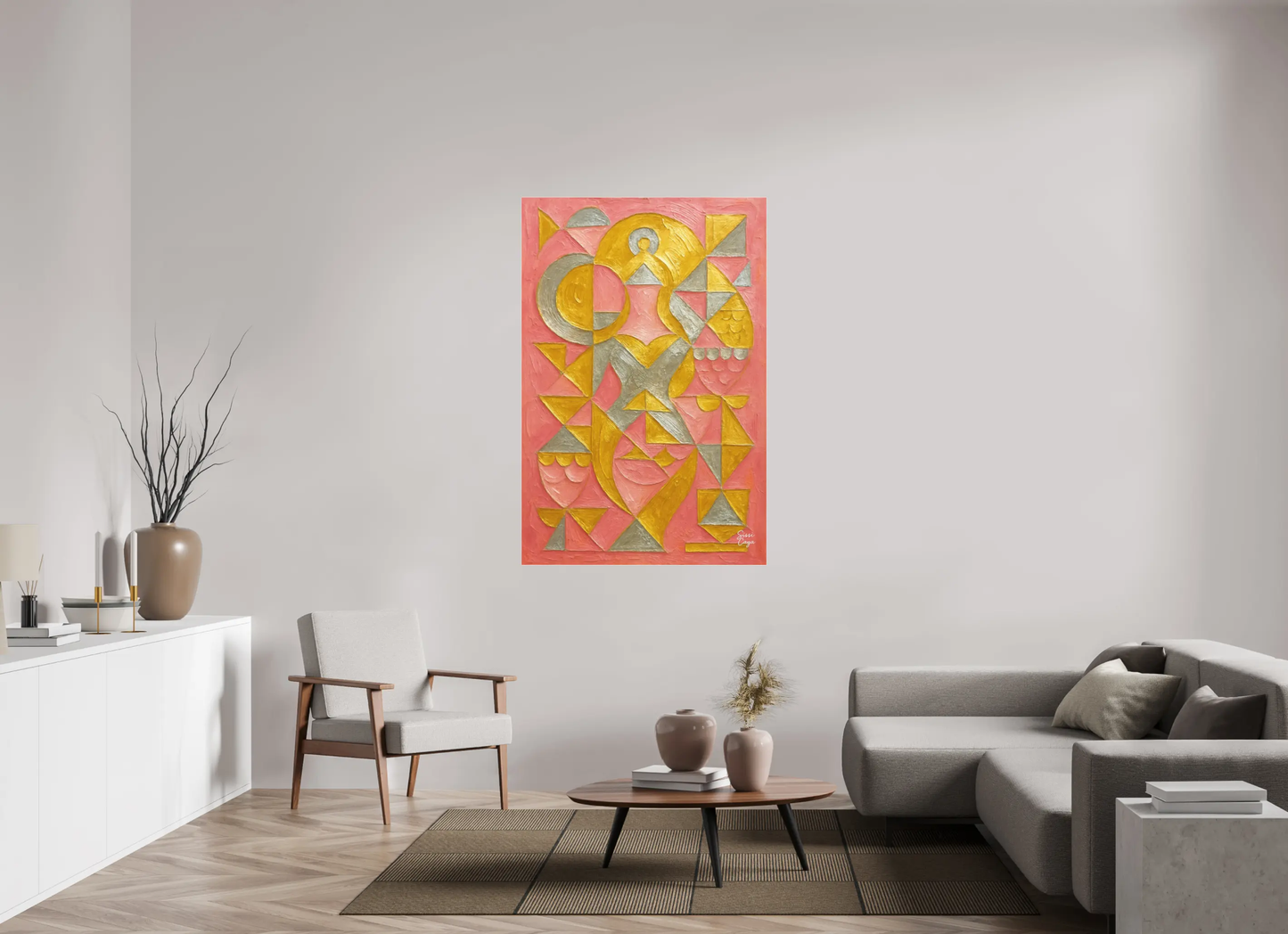 100 x 150 cm, Acrylic Fine Art Print The Empress & Nine of Cups