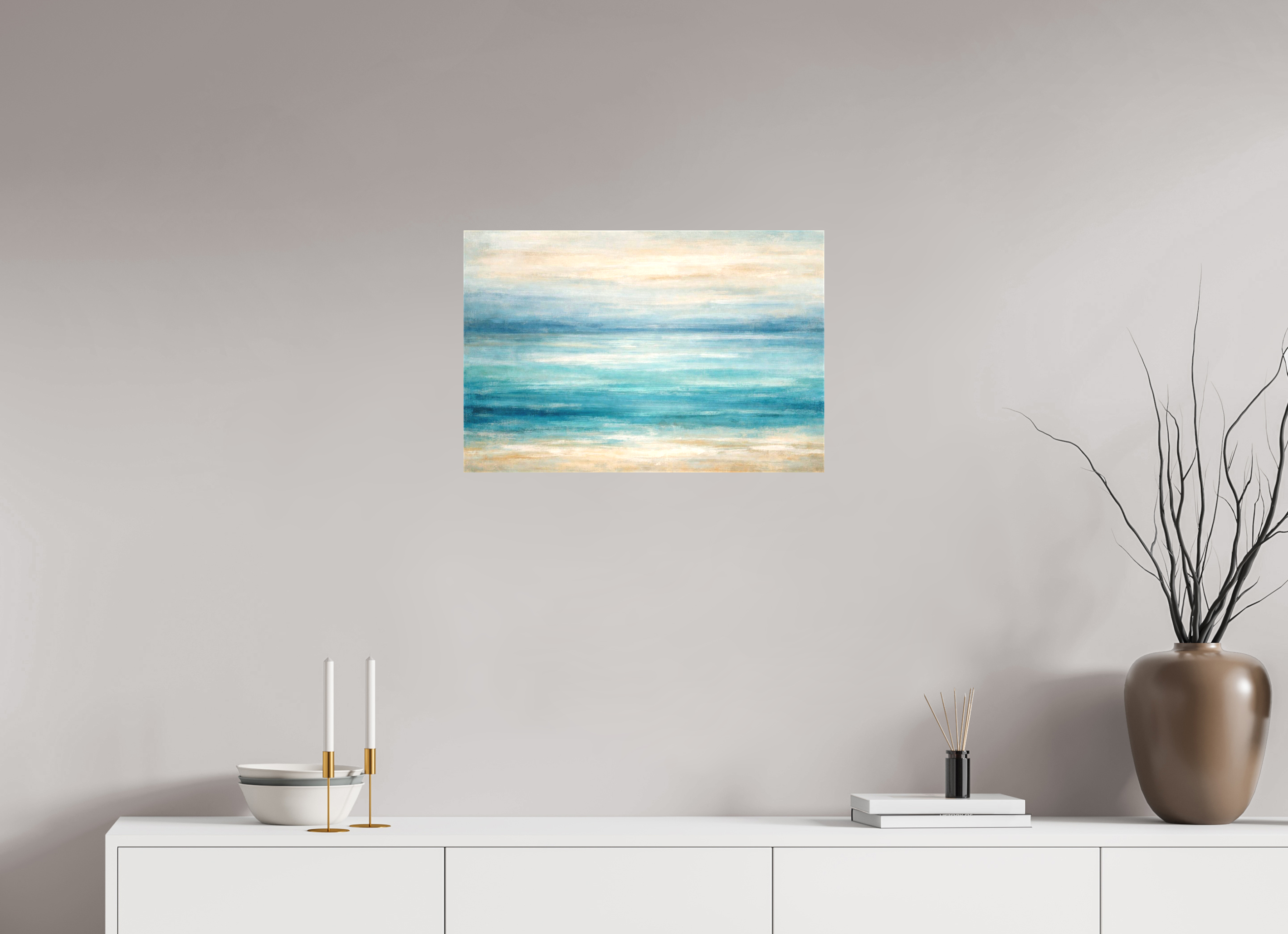 60 x 40 cm, Matte Canvas on Stretcher Frame 40mm still waters