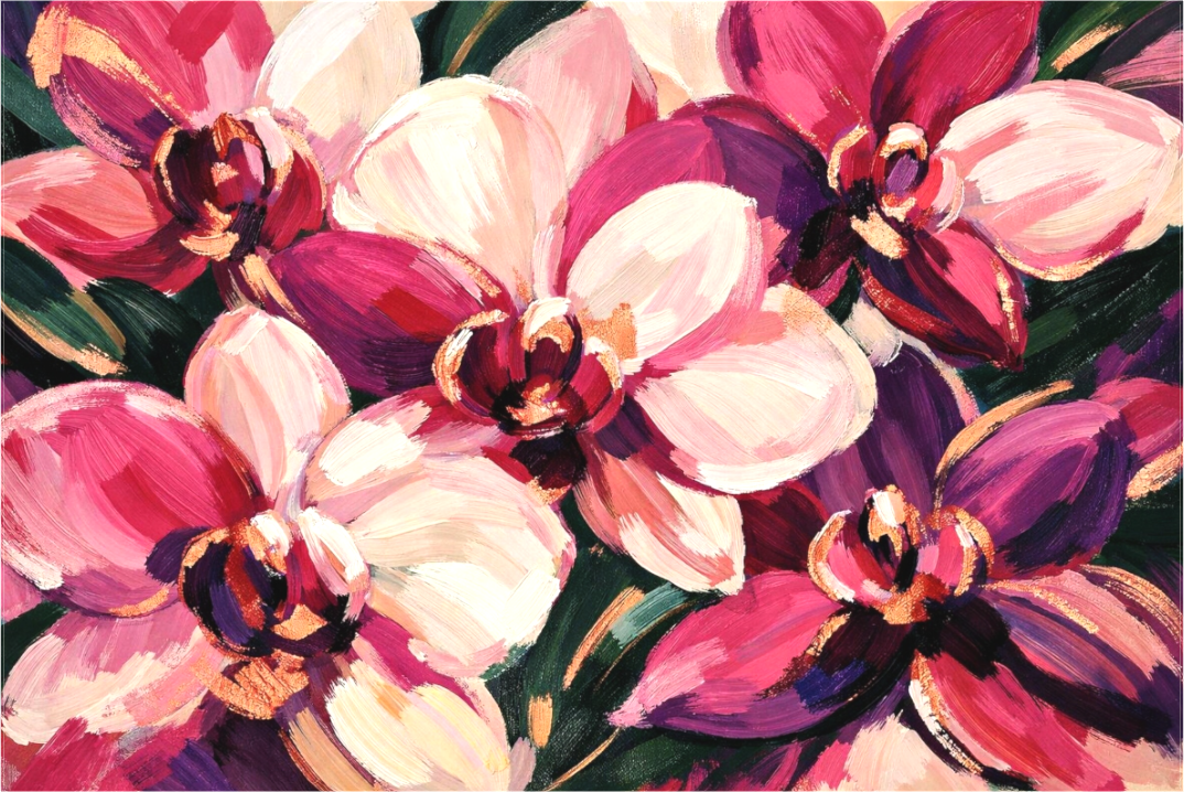 Main image magenta orchids