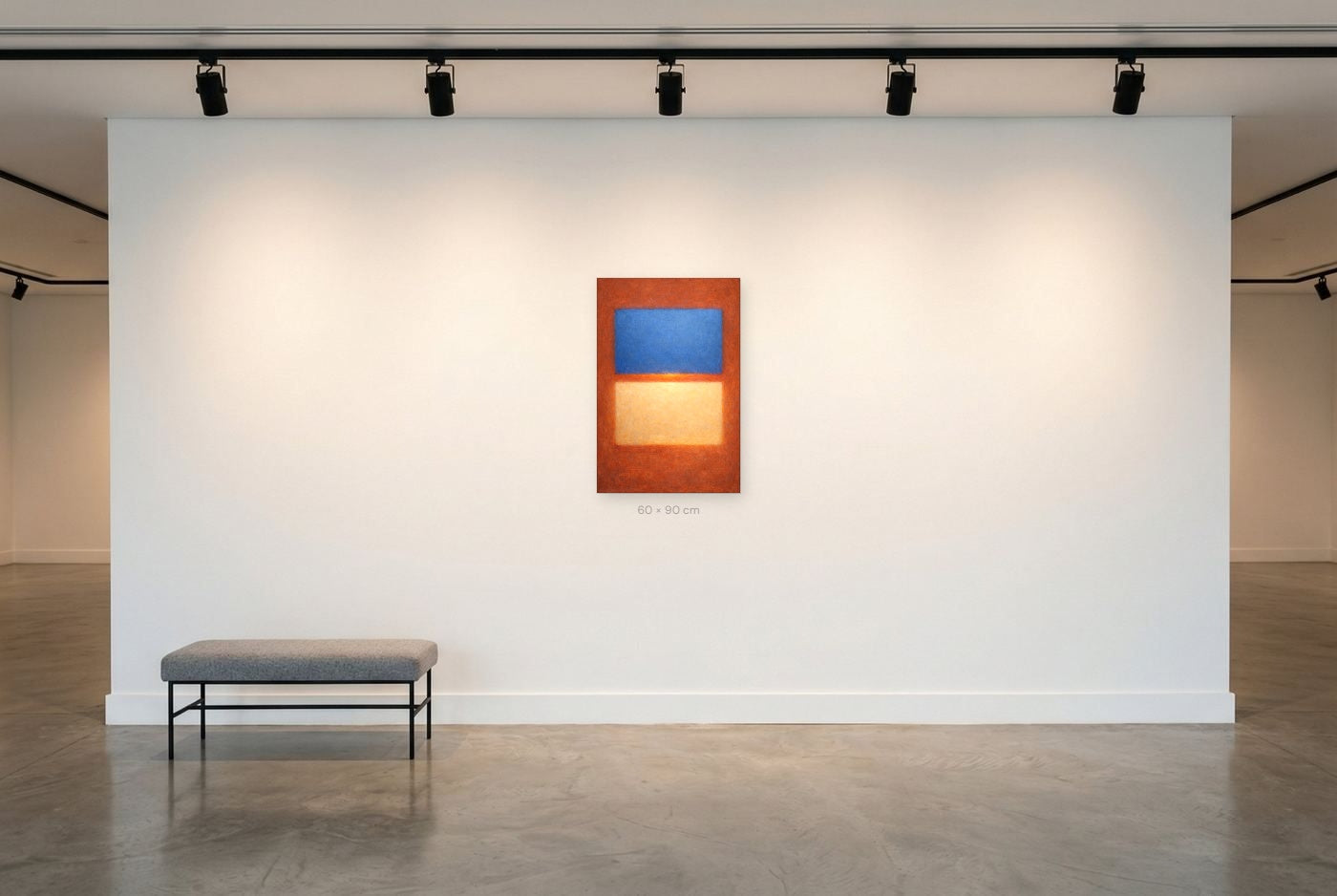 Mdeiterranean dusk displayed in gallery